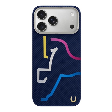 Чехол AIRITY Aramid Fiber для iPhone 17 Pro Max Blue