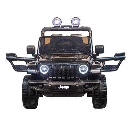 Детский электромобиль Джип Jeep Rubicon DK-JWR555 черный