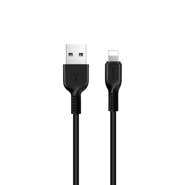 Кабель HOCO X20 Flash Charging Cable USB - Lightning 2.4A, 1m (Black)