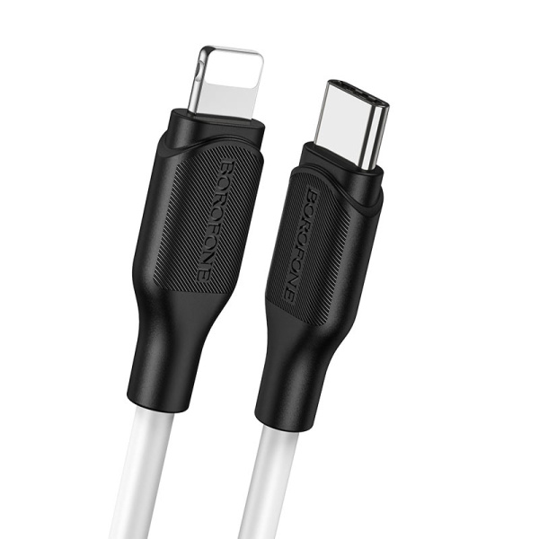 Кабель USB Borofone BX42 Encore, Type-C - Lightning 2.4A, 1м, белый