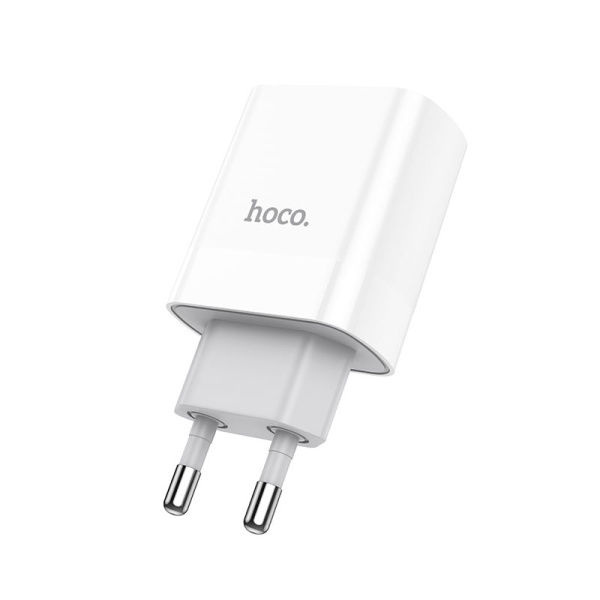 Сетевое зарядное устройство HOCO C80A 20W Type-C/USB (Белый)