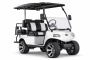 Гольфкар Rutrike Classic 4 (Белый) — передний ракурс