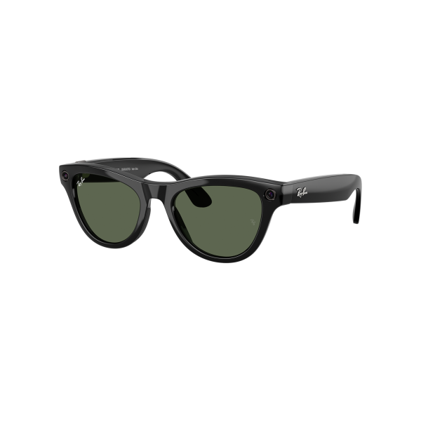 Ray‑Ban Meta Skyler Gen 2 RW4014 601/71 Shiny Black / G-15 Green, 52–20