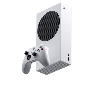 Xbox Series S 1 ТБ Robot White — официальный ракурс Microsoft