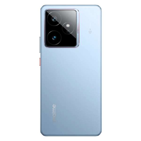 Смартфон Realme GT 7 12/256GB 5G Синий Ледник — на белом фоне