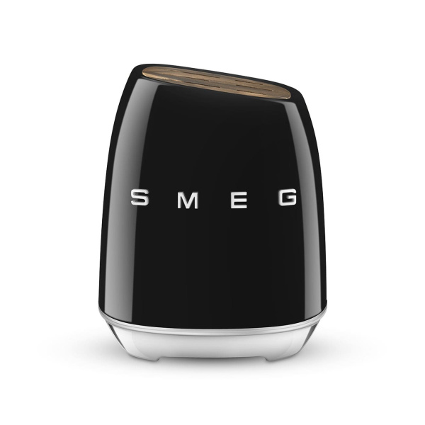 Набор ножей с подставкой SMEG (6 ножей в комплекте) Черный