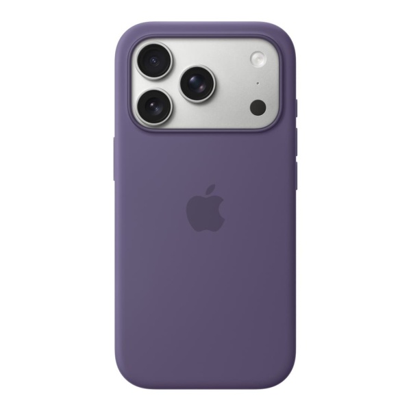 Чехол Silicone Case MagSafe совместим с ремешком через плечо 17 Pro Purple Fog