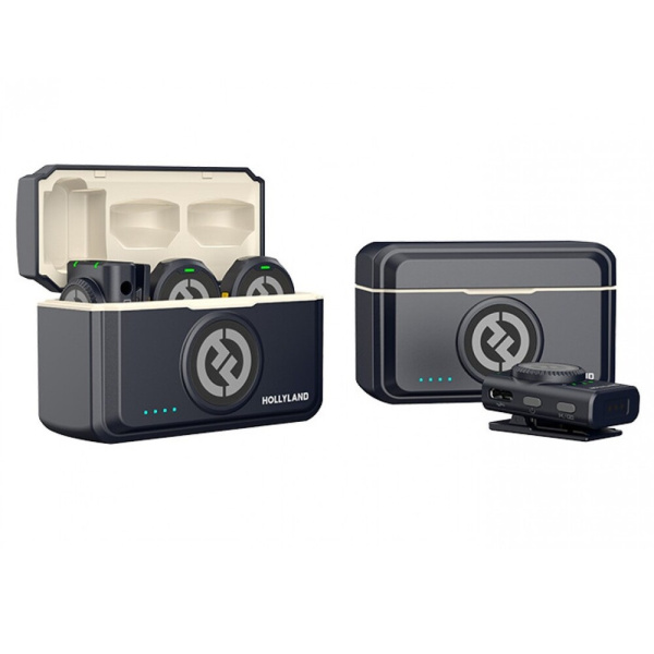 Беспроводная система Hollyland Lark M2 Camera, 2х TX + RX, 3.5 мм TRS, USB-C, Lightning