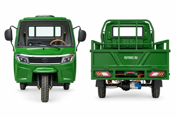 Грузовой электротрицикл Rutrike Фактор NEXT обогрев 2600 60V2000W (Зеленый)