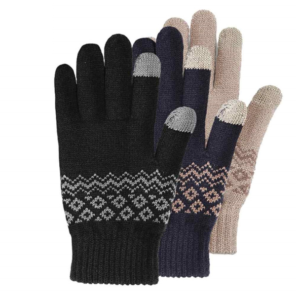 Тёплые флисовые Перчатки для сенсорных экранов Xiaomi FO Touch Gloves Синие