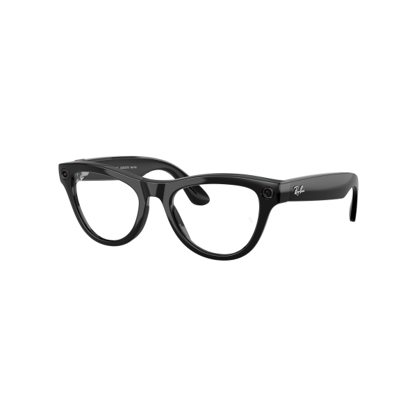 Ray‑Ban Meta Skyler Gen 2 RW4014 601/SB Shiny Black / Clear, 52–20