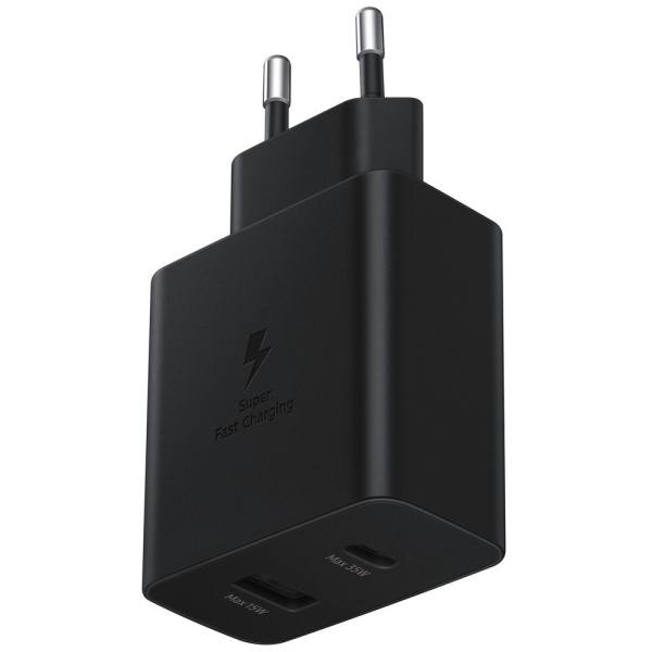 Сетевое зарядное устройство Samsung Duo Adapter 35W (EP-TA220) Black