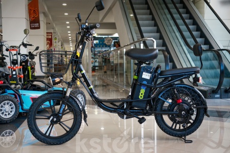 Электровелосипед Eltreco Gelbert Khan 1 (Черный-3132)