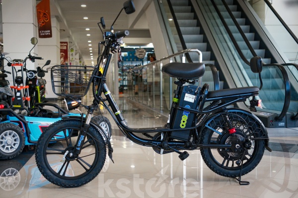 Электровелосипед Eltreco Gelbert Khan 1 (Черный-3132)