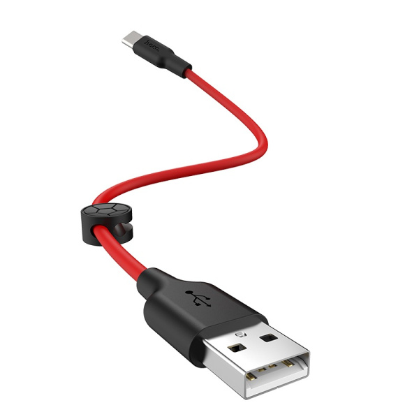 Кабель USB - Type-C HOCO X21+ 0.25m Red