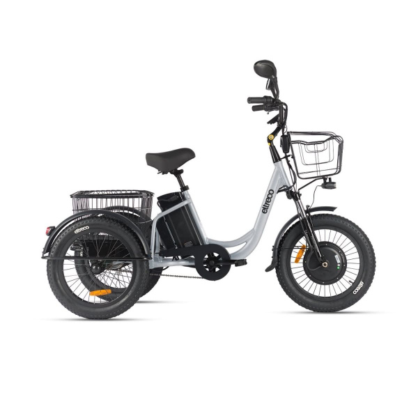 Электровелосипед Eltreco Porter Fat 700 (Серебристый матовый-3209)