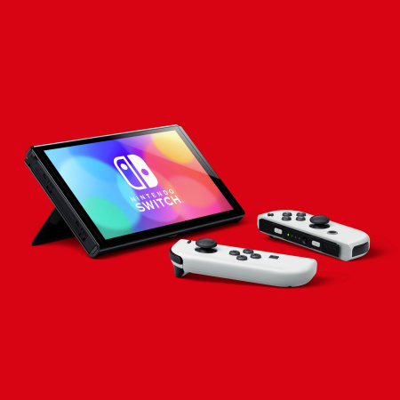 Игровая консоль Nintendo Switch OLED (белый)