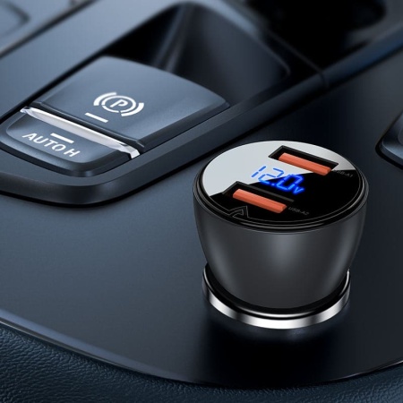 Автомобильное зарядное устройство AceFast B7 45W Black