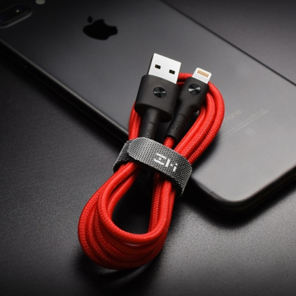 Кабель USB/Lightning Xiaomi ZMI MFi 30 см (AL823) (Red)