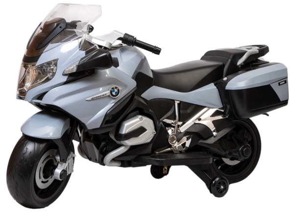 Детский электромотоцикл Moto BMW 1200 (213) Серый