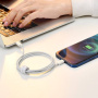 Кабель USB BASEUS Superior Series Fast Charging, USB - Lightning, 2.4А, 1 м, Белый (CALYS-A02)