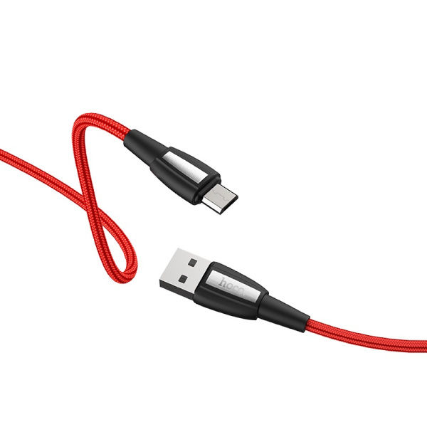 Кабель USB HOCO X39 Titan USB - MicroUSB 1 м Красный