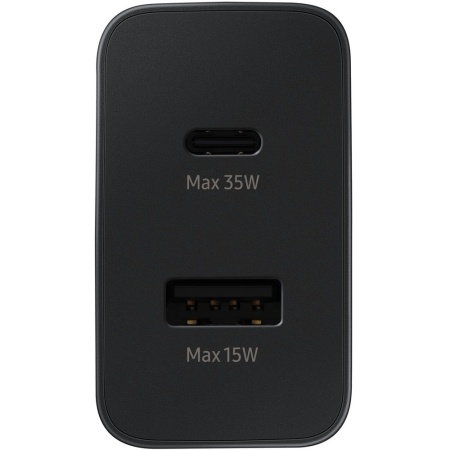 Сетевое зарядное устройство Samsung Duo Adapter 35W (EP-TA220) Black