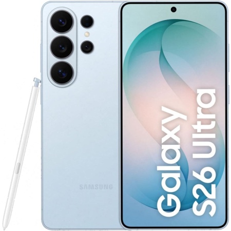 Смартфон Samsung Galaxy S26 Ultra 12/512GB Sky Blue, голубой