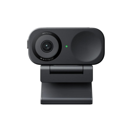 Insta360 Link 2C в графитовом чёрном цвете — вид спереди