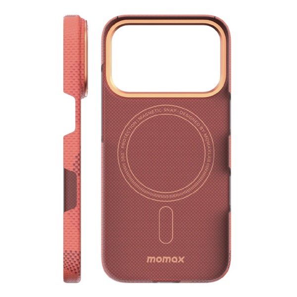 Чехол Momax Aramid Magnetic Case IP 17 Pro Max Orange