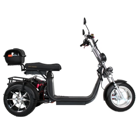 Электротрицикл Ikingi X12 Pro Trike (M12 Pro Trike) (Черный)