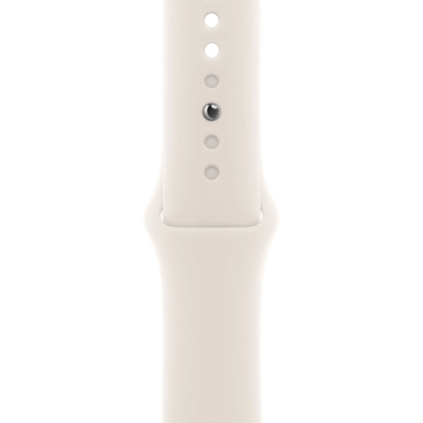 Apple Watch SE 3 GPS 44 mm Starlight Aluminium Case with Starlight Sport Band - M/L (MEHJ4)