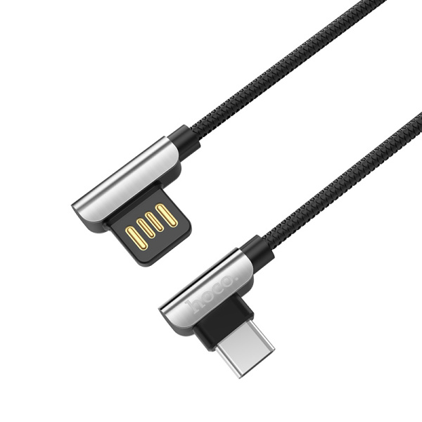 Кабель Hoco 1,2 м U42 (USB - Type-C) Black