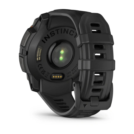 Garmin Instinct 3 Solar 45 мм Black — задние датчики