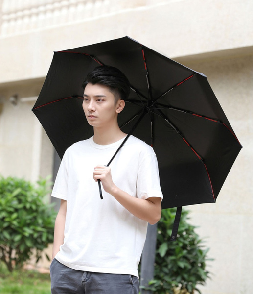 Зонт Xiaomi Konggu Automatic Umbrella черно-красный