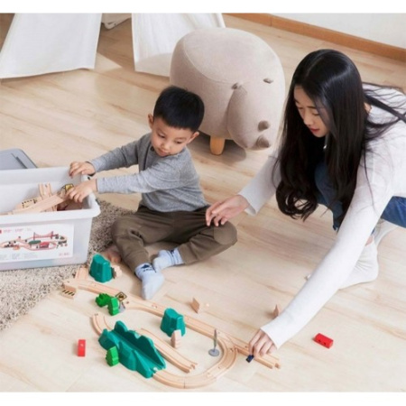 Детский конструктор железная дорога Xiaomi Mi Toy Train Set