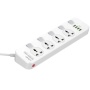 Удлинитель 4 розетки + 4USB LDNIO SC4408 200см EU Белый