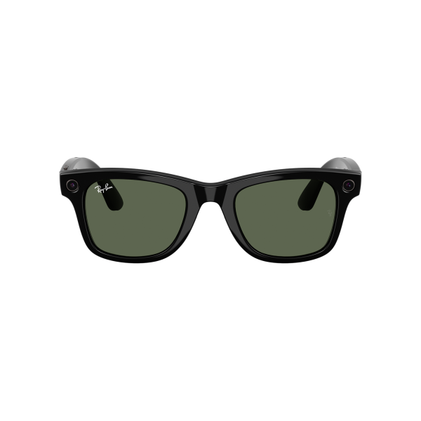 Ray‑Ban Meta Wayfarer Gen 2 RW4012 Shiny Black / G-15 Green, 53–22