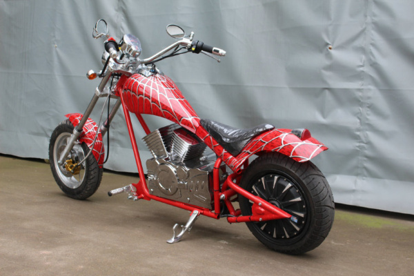 Электромотоцикл GreenCamel Chopper C100, 60V 1000W R12 красный