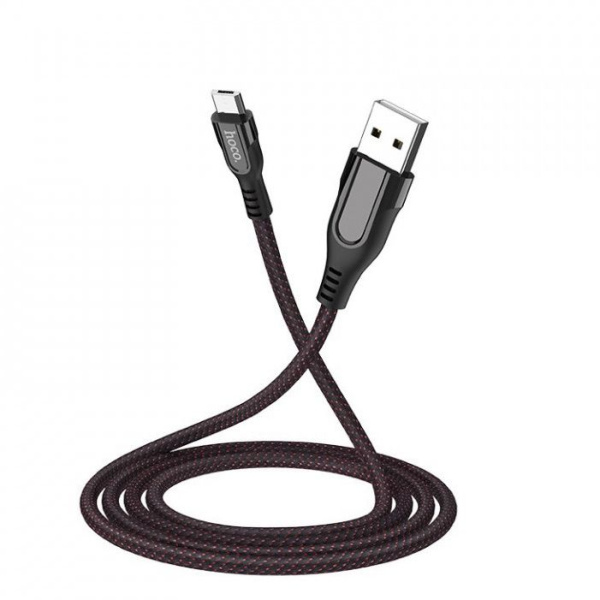 Кабель Hoco U54 Advantage MicroUSB (1,2м) (черный)