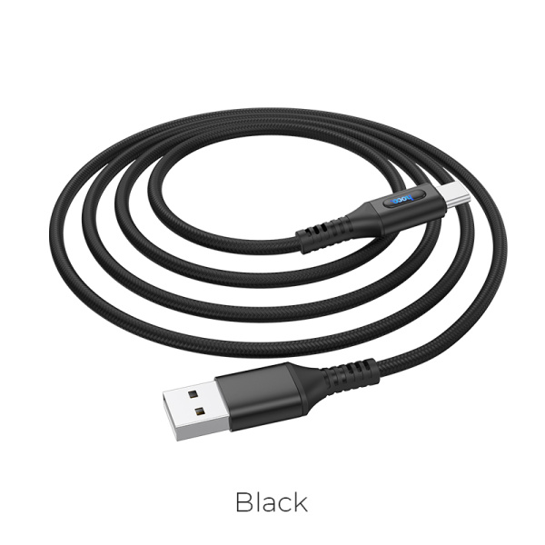 Кабель USB HOCO U79 Admirable USB - Type-C 1.2м (Черный)