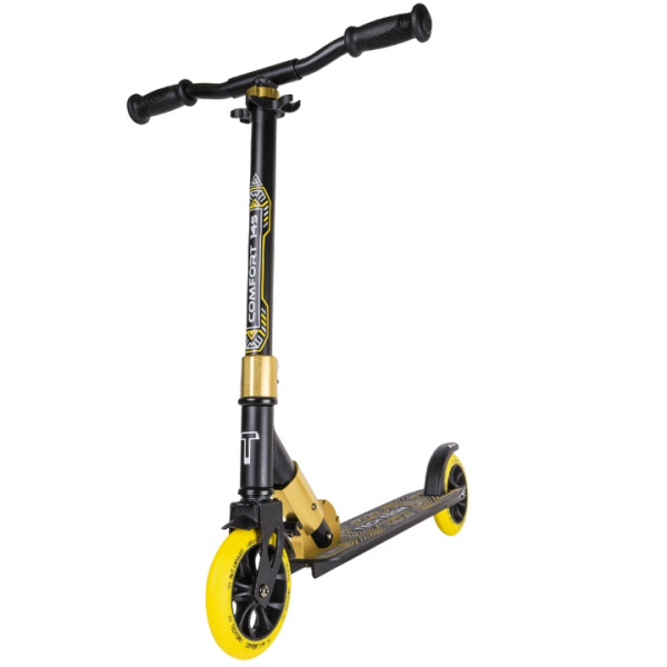 Самокат Tech Team Comfort 145R 2022 Black/Yellow