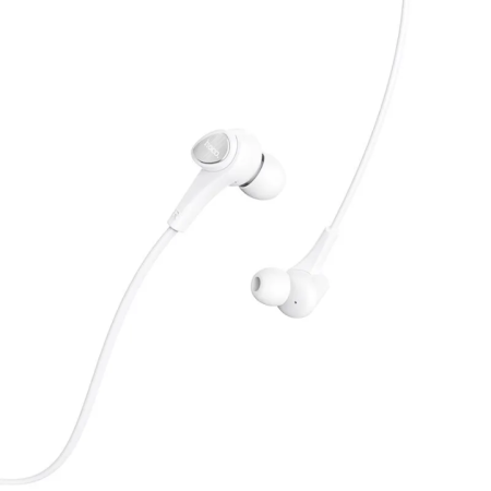 Проводные наушники Hoco M66 Passion, Jack 3.5mm, 1.2 м, белый