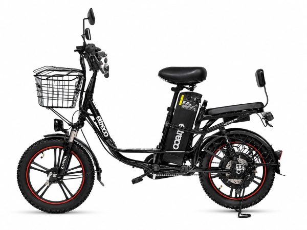 Электровелосипед Eltreco Khan 2 (Черный-3133)