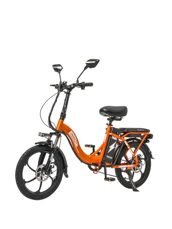 Электровелосипед Minako F7 Оранжевый (48V/10Ah) — официальный фотоматериал