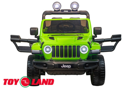 Детский электромобиль Джип Jeep Rubicon DK-JWR555 зеленый