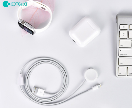Зарядное устройство COTEetCI 2 in 1 Charging cable iPhone Watch (CS5170-WH)