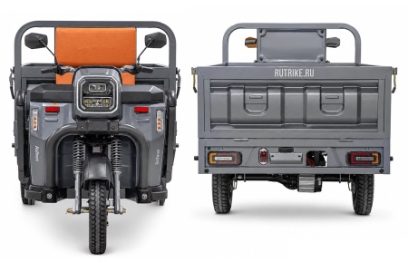 Грузовой электротрицикл Rutrike Импульс 1800 60/72V1500W (Серый-3285)