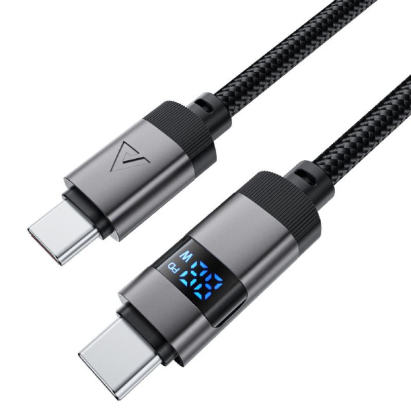 Кабель AceFast Usb-c to Usb-C 60W C15-03 Black