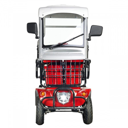 Электроскутер четырехколесный Rutrike Хара (Красный-3263)